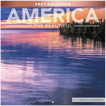 Mead America the Beautiful Monthly Wall Calendar, 12" x 12", 1.38" x 1.56" Block, 12-Month, Jan 2027-Dec 2027 (AAGLME32710)