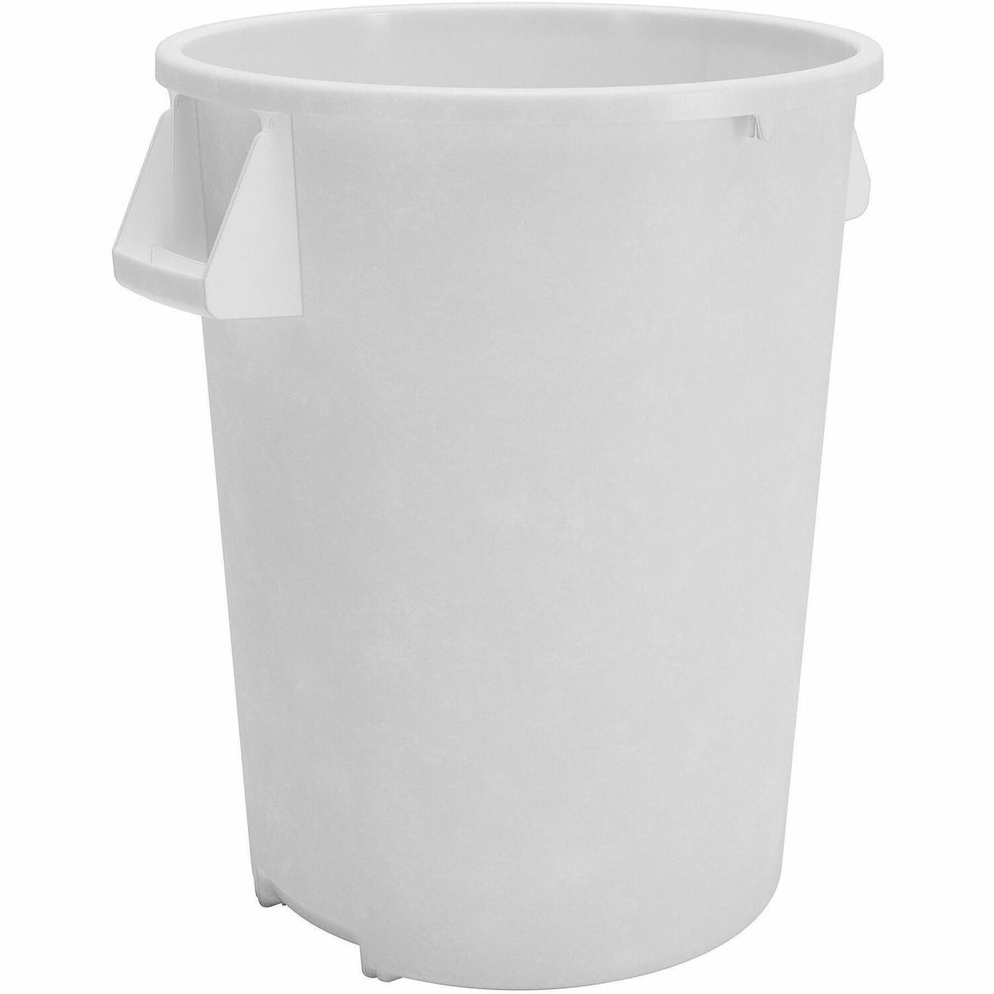 Sparta Bronco Round Waste Containers, Open Top, 44 gal Capacity, White, 3/Carton (CFS84104402CT)
