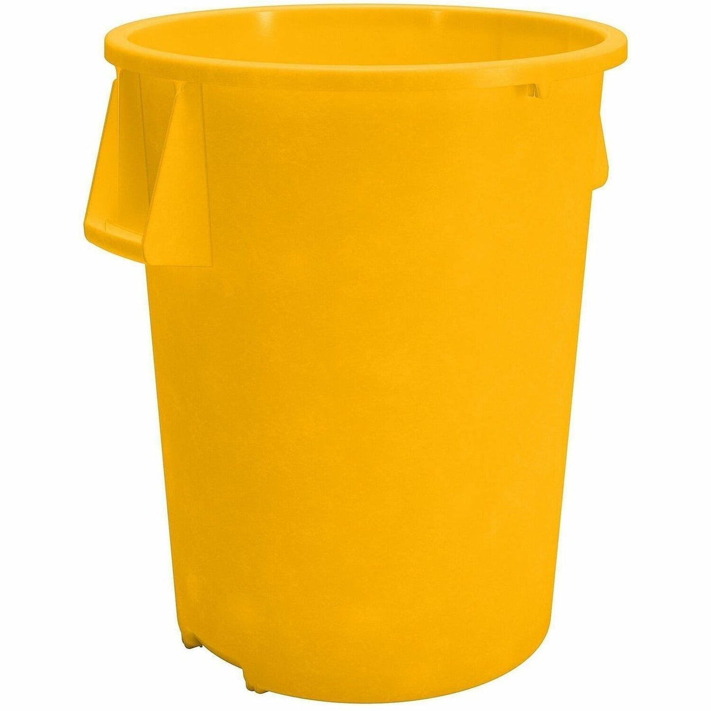 Sparta Bronco Round Waste Containers, Open Top, 44 gal Capacity, Yellow  (CFS84104404)