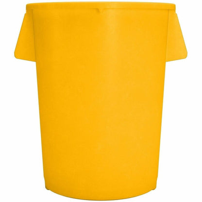 Sparta Bronco Round Waste Containers, Open Top, 44 gal Capacity, Yellow  (CFS84104404)