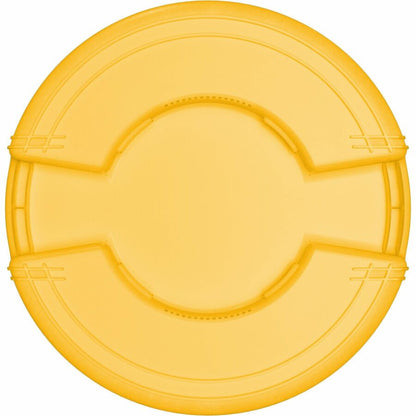 Sparta Bronco Round Waste Containers, Open Top, 44 gal Capacity, Yellow  (CFS84104404)