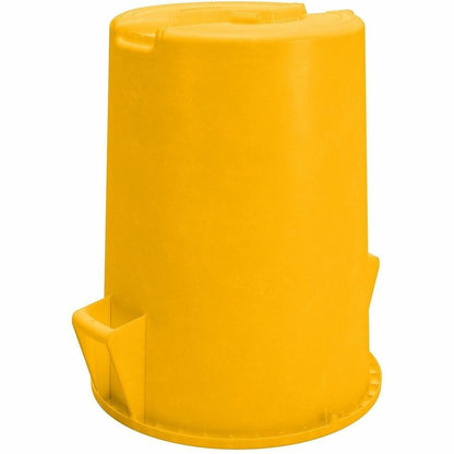 Sparta Bronco Round Waste Containers, Open Top, 44 gal Capacity, Yellow, 3/Carton (CFS84104404CT)