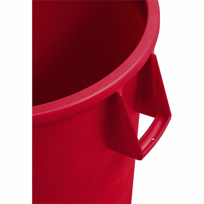 Sparta Bronco Round Waste Containers, Open Top, 44 gal Capacity, Red  (CFS84104405)