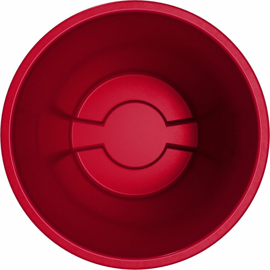 Sparta Bronco Round Waste Containers, Open Top, 44 gal Capacity, Red  (CFS84104405)