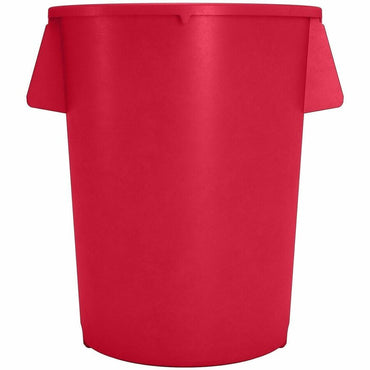 Sparta Bronco Round Waste Containers, Open Top, 44 gal Capacity, Red  (CFS84104405)