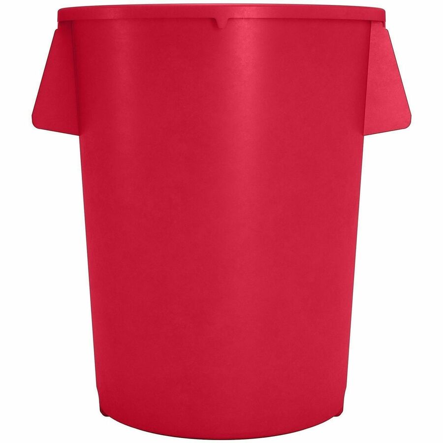Sparta Bronco Round Waste Containers, Open Top, 44 gal Capacity, Red, 3/Carton (CFS84104405CT)