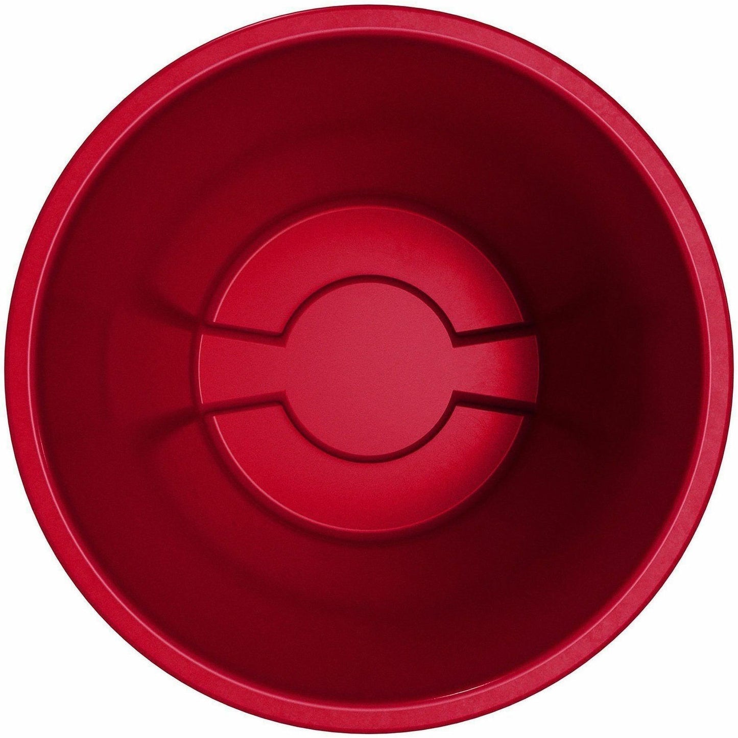 Sparta Bronco Round Waste Containers, Open Top, 44 gal Capacity, Red, 3/Carton (CFS84104405CT)