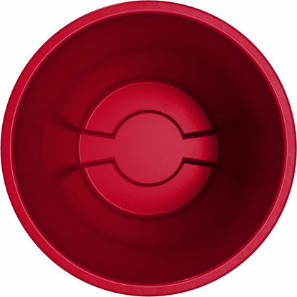 Sparta Bronco Round Waste Containers, Open Top, 44 gal Capacity, Red, 3/Carton (CFS84104405CT)