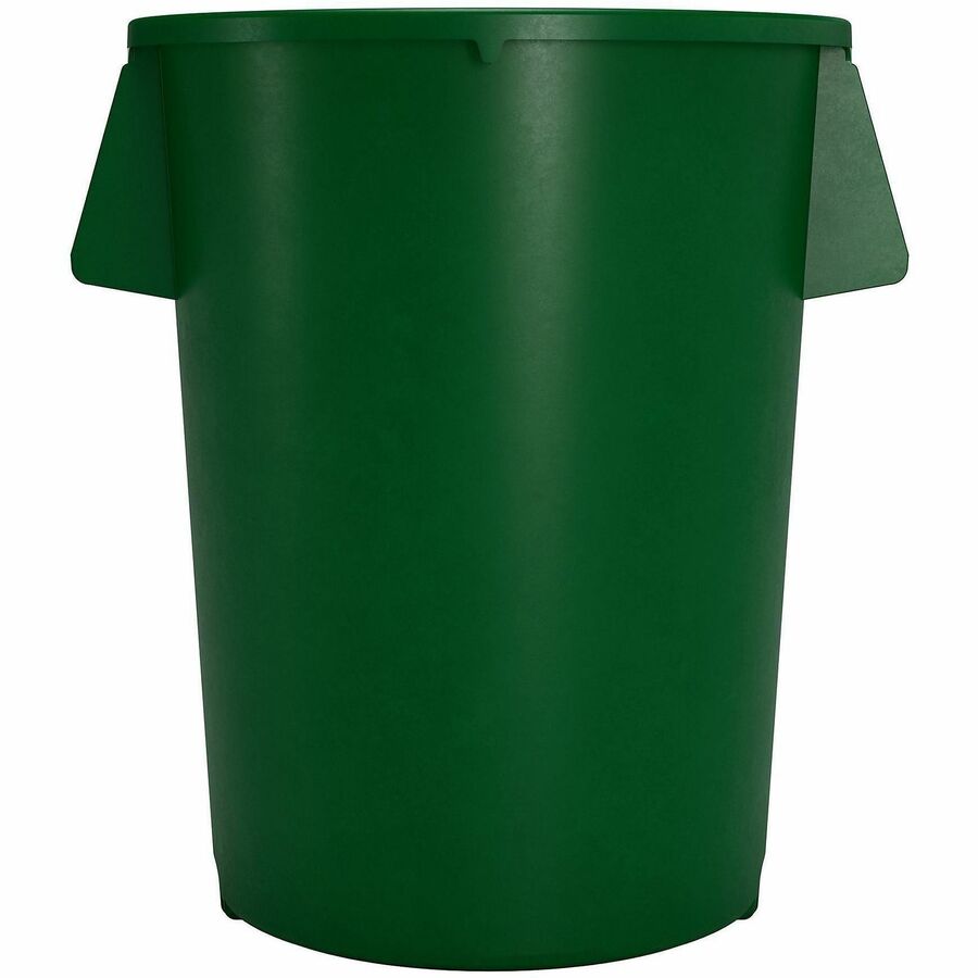 Sparta Bronco Round Waste Containers, Open Top, 44 gal Capacity, Green  (CFS84104409)