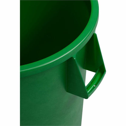 Sparta Bronco Round Waste Containers, Open Top, 44 gal Capacity, Green  (CFS84104409)