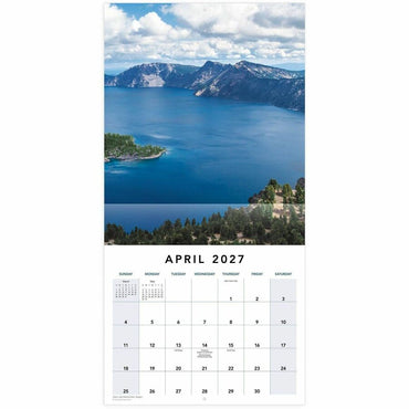 Mead National Parks Monthly Wall Calendar, 12" x 12", 1.37" x 1.56" Block, 12-Month, Jan 2027-Dec 2027 (AAGLME30810)