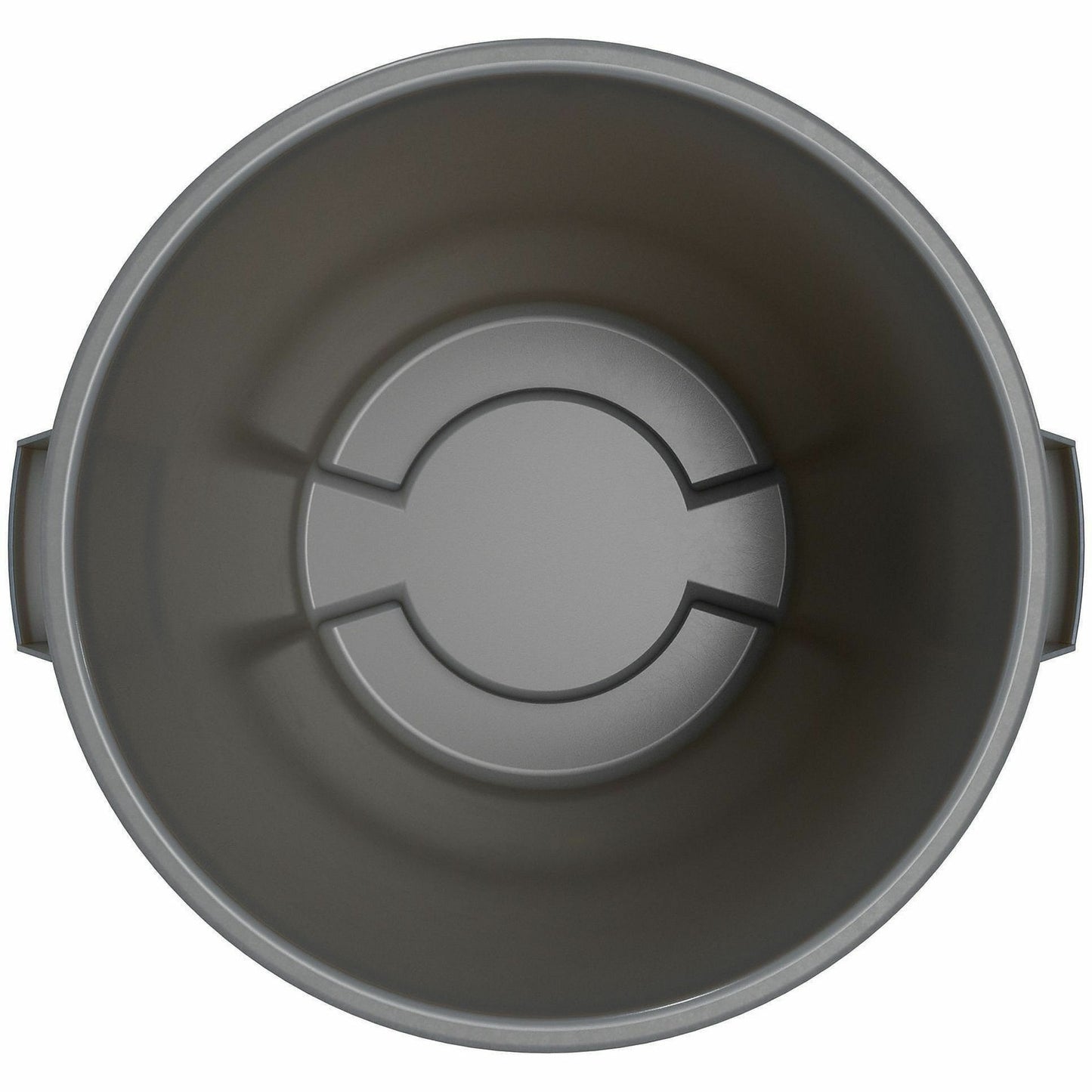 Sparta Bronco Round Waste Containers, Open Top, 44 gal Capacity, Gray  (CFS84104423)