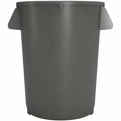 Sparta Bronco Round Waste Containers, Open Top, 44 gal Capacity, Gray, 3/Carton (CFS84104423CT)