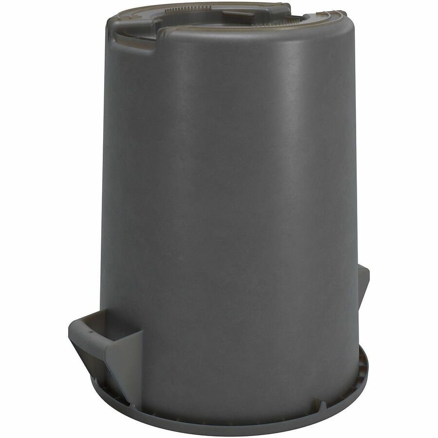 Sparta Bronco Round Waste Containers, Open Top, 44 gal Capacity, Gray, 3/Carton (CFS84104423CT)