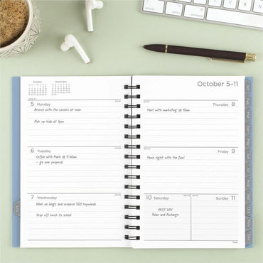 Mead Basic Weekly/Monthly Planner, 5½" x 8½", 15-Month, Oct 2027-Dec 2027, 1 Week (AAGCRW42020)