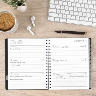 Mead Basic Weekly/Monthly Planner, Letter, 8½" x 11", 15-Month, Oct 2026-Dec 2027 (AAGCRW80505)