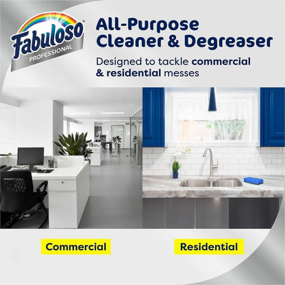 Fabuloso Ocean Multi-use Cleaner, 125 fl oz, Citrus, Fresh, Lavender Scent, 4/Carton (CPC61051911)