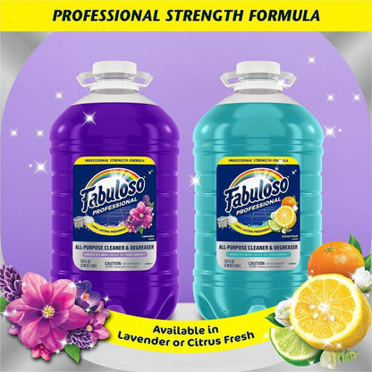 Fabuloso Ocean Multi-use Cleaner, 125 fl oz, Citrus, Fresh, Lavender Scent, 4/Carton (CPC61051911)