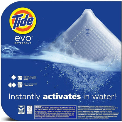 Tide Evo Laundry Detergent Tiles, 42/Carton (PGC21856)