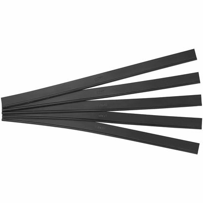 Rubbermaid Commercial Replacement Squeegee Blades, 3" Rubber Blade, 0.3" x 3" x 19.8", Black (RCP2221947)