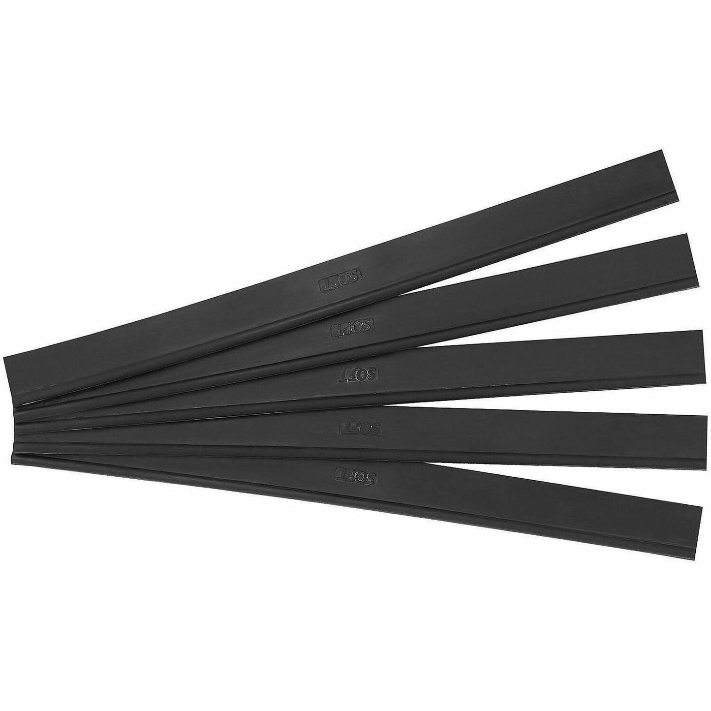 Rubbermaid Commercial Replacement Squeegee Blades, 3" Rubber Blade, 0.3" x 3" x 16.7", Black (RCP2221948)