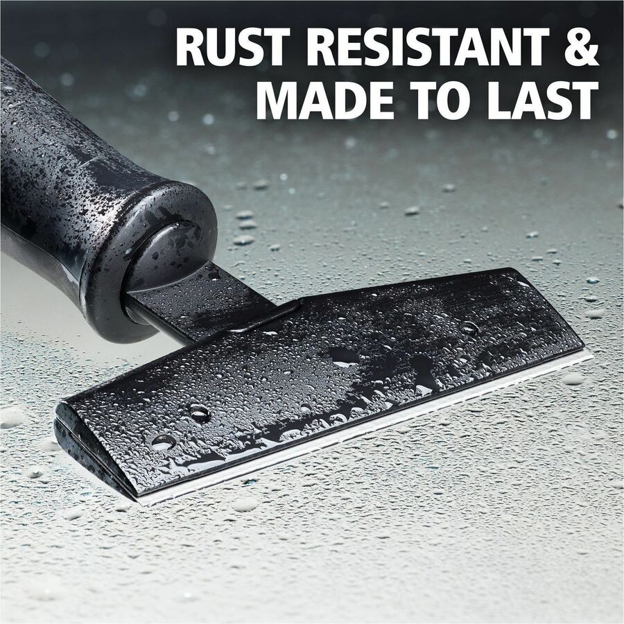 Rubbermaid Commercial Glass Scraper, 1.3" x 4.3" x 9.7", Black (RCP2221952)