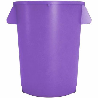 Sparta Bronco Round Waste Containers, Open Top, 44 gal Capacity, Purple  (CFS84104489)