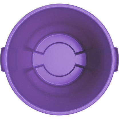 Sparta Bronco Round Waste Containers, Open Top, 44 gal Capacity, Purple  (CFS84104489)
