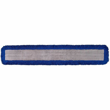 Genuine Joe 48" Fringed Dust Mops, Looped Ends, Blue (GJO01287)