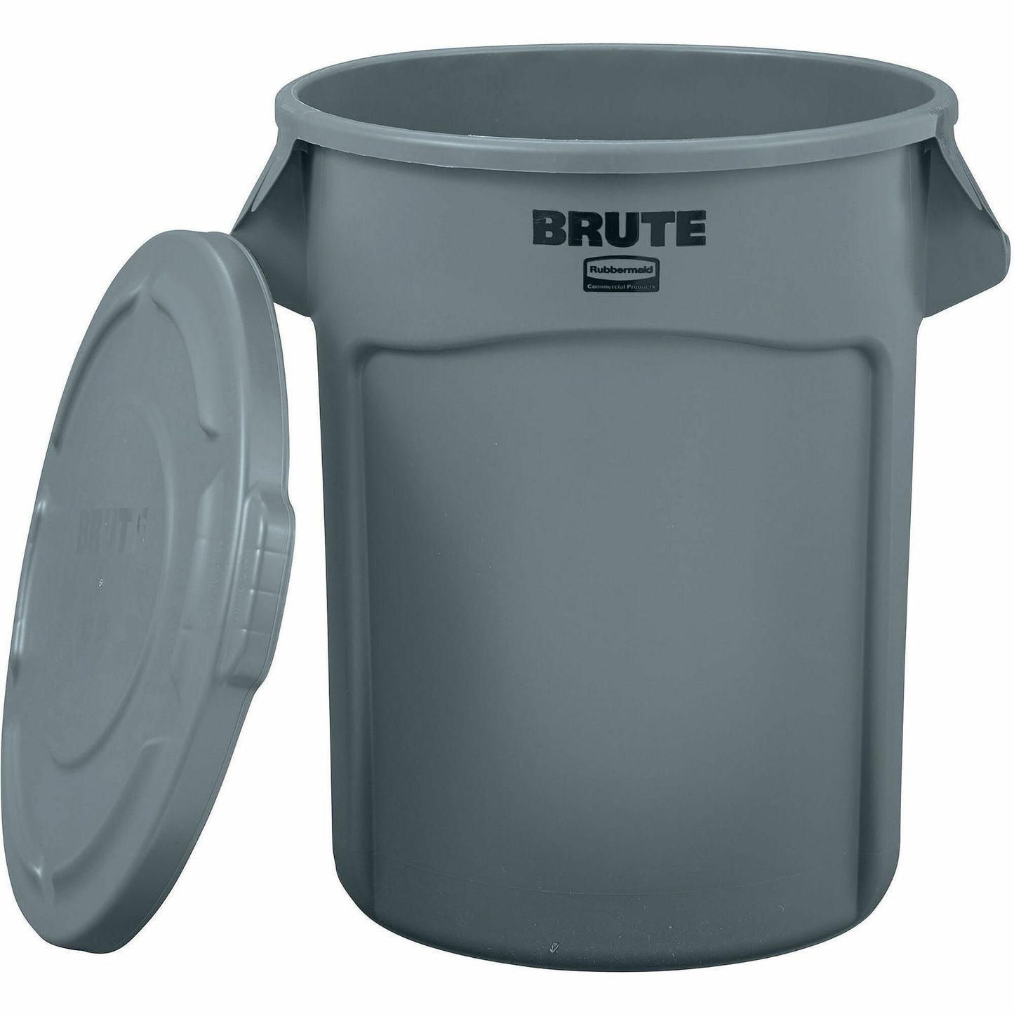 Rubbermaid Commercial Brute Vented Container, 32 gal Capacity, Gray  (RCP863292GY)