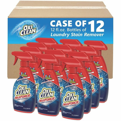 OxiClean Max Force Stain Remover, 12 fl oz, 12/Carton (CDC57037000CT)