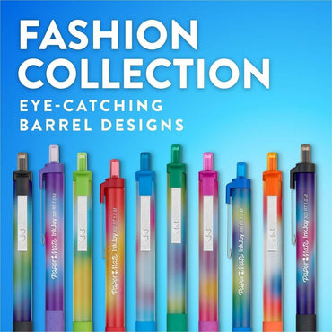 Paper Mate InkJoy 300 RT Pen Fashion-wrap Barrel, Fashion Assorted Ink, 1.0 mm Medium Pen Point 14/Pack (PAP2226844)