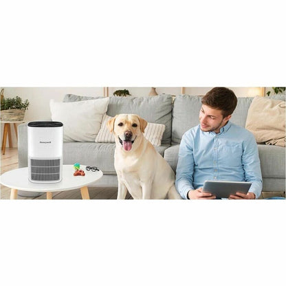 Honeywell True HEPA Tabletop Air Purifier, True HEPA, 530 Sq. ft., White  (HWLHPA120W)