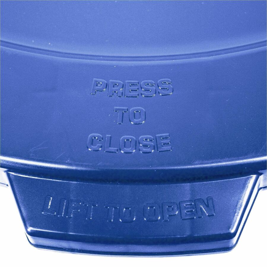 Genuine Joe Gator Trash Container Lid, Blue (GJO01278)