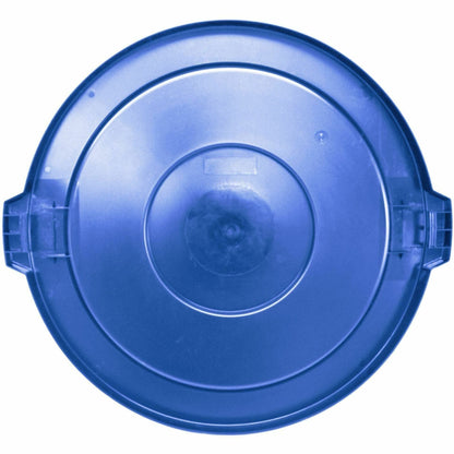 Genuine Joe Gator Trash Container Lid, Blue (GJO01278)