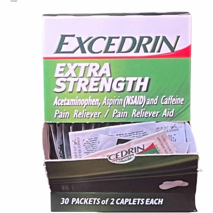 Lil' Drug Store Excedrin Pain Reliever, 30 Packets of 2 (LIL64108)