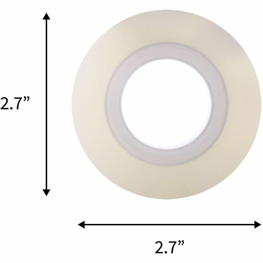 Business Source Premium Invisible Tape Value Pack, 27.78 yd Length x 0.75" Width, 1" Core, 12/Carton (BSN32953CT)