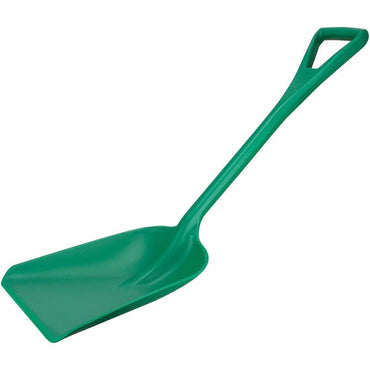 Sparta Food Service Sanitary Shovel, 13.8", Green, Plastic, Polypropylene, 3/Carton (CFS41076EC09CT)
