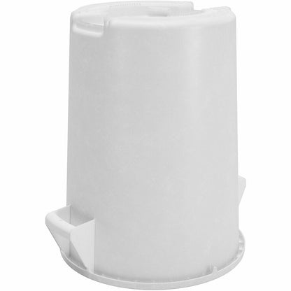 Sparta Bronco Round Waste Containers, Open Top, 44 gal Capacity, White  (CFS84104402)