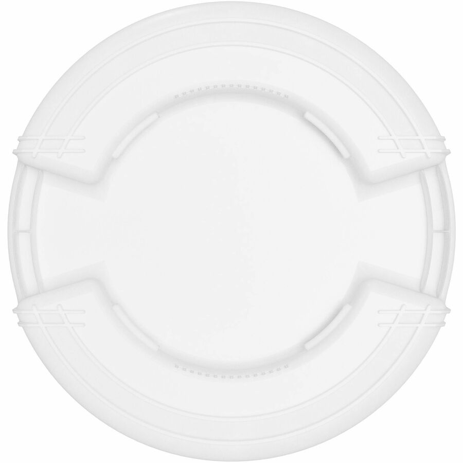 Sparta Bronco Round Waste Containers, Open Top, 44 gal Capacity, White  (CFS84104402)