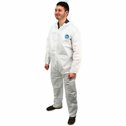 Genuine Joe Promax Coveralls, X-Large, White (GJO01310)