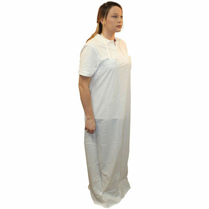 Genuine Joe Vinyl Aprons, White (GJO01320)