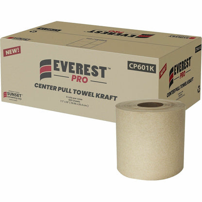 Everest Center-Pull Paper Towels, 2 Ply, 600 Sheets/Roll (SUVCP601KFSCCT)