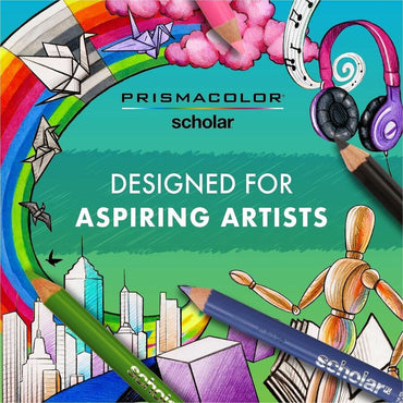 Prismacolor Scholar Colored Pencils, Assorted Lead, 12/Pack (SAN2226795)