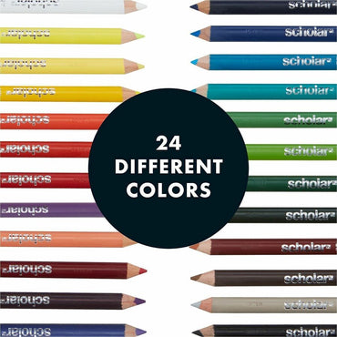 Prismacolor Scholar Colored Pencils, Assorted Lead, 24/Pack (SAN2226806)