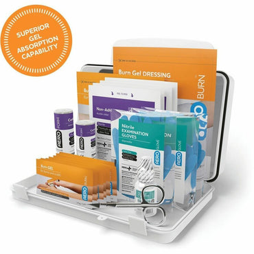 Aero Surefill 10-Series Burn Kit, 5.5" x 3"8.5", White, Orange, Black, Plastic Case (AERAKB10W)