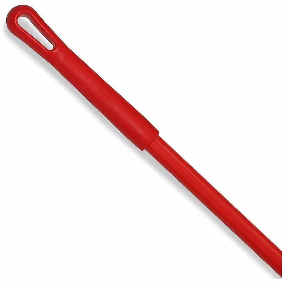 Carlisle 60" Fiberglass Broom Handle, 60" x 0.75" Diameter, Red, Fiberglass, Polyester (CFS40225EC05CT)