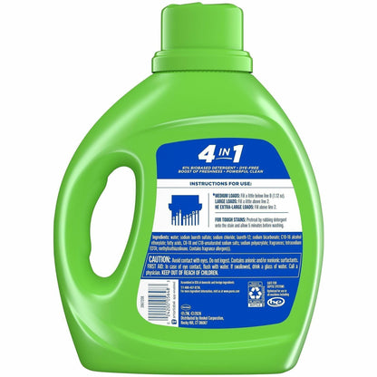 Dial Natural Elements Liquid Detergent, 66 fl oz, Lilies, Linen Scent (DIA05649CT)
