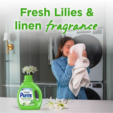 Dial Natural Elements Liquid Detergent, 66 fl oz, Lilies, Linen Scent (DIA05649CT)