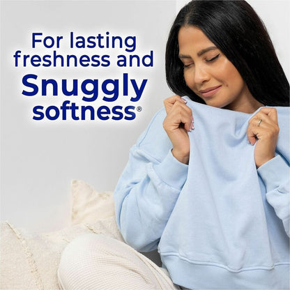 Dial Snuggle Dryer Sheets, Fresh, Blue Sparkle, Floral, Soft Musk Scent (DIA45115CT)